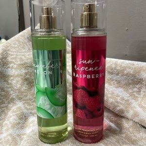 BATH AND BODY WORKS cucumber melon and sun riped raspberry